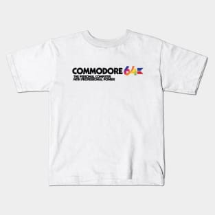 Commodore 64 Computer Logo Kids T-Shirt